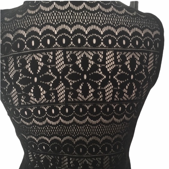 AB Studio Black Sleeveless Open Front Cardigan - Picture 7 of 11